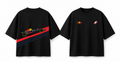 Ricciardo 3 Red Bull Racing Oversized Black T-Shirt – Motorsport Car Graphic