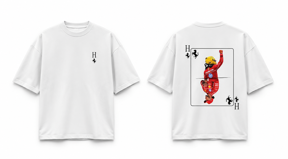 H White Oversized T-Shirt