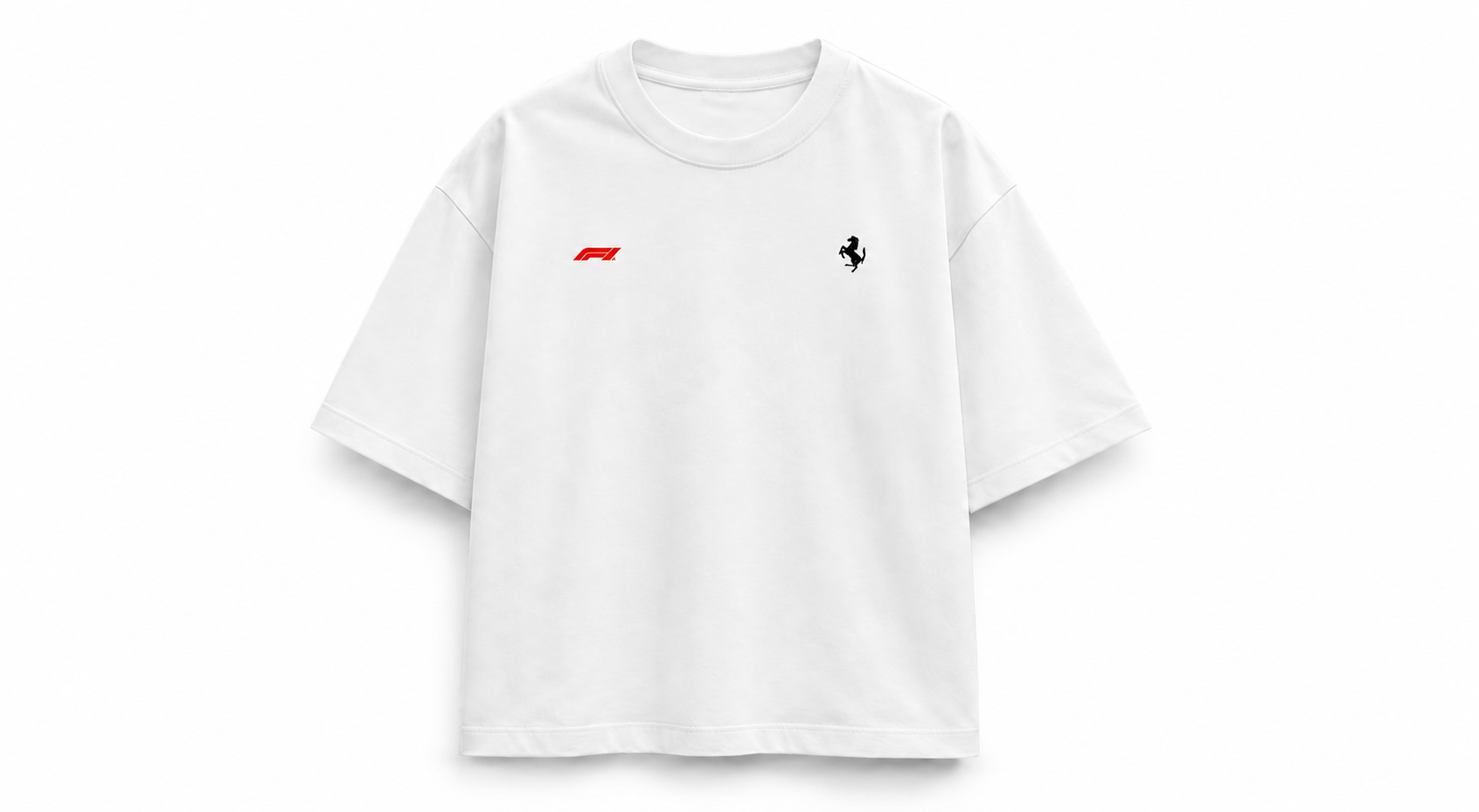 Lewis Hemliton White T-shirt