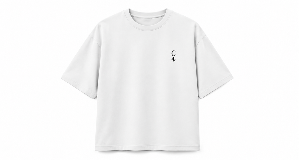 C White Oversized T-Shirt
