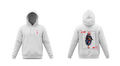 Verstappen Racing Card Graphic White Hoodie – Front & Back Motorsport Print