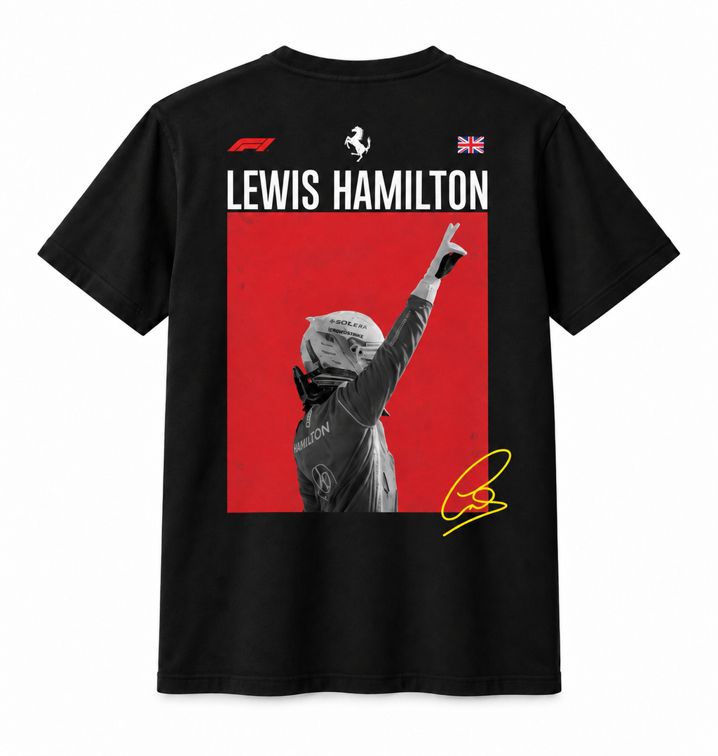 The Podium — Racing Legend Poster Tee (Black Edition)
