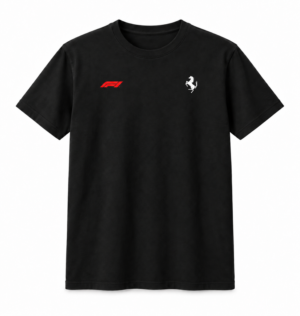 The Champion's Fist — Racing Legend Poster Tee (Black Edition)