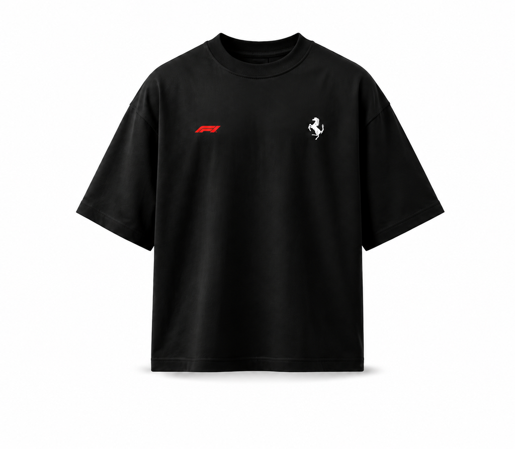 Charles Leclerc Black T-Shirt