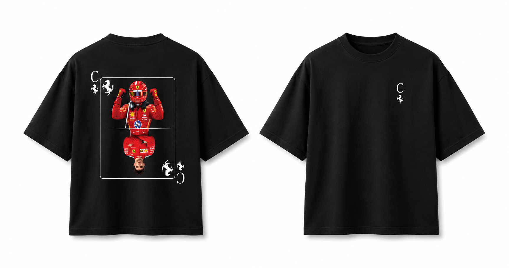 C Black Oversized T-Shirt