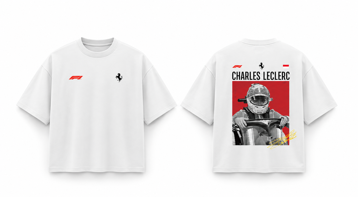 Charles Leclerc White T-Shirt