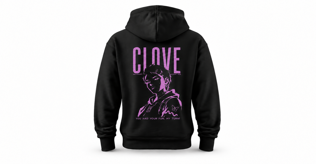 Valorant Clove Black Hoodie
