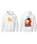 AK 901 Speed Racing White Hoodie Edition – Front & Back Print