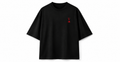 V Black Oversized T-Shirt