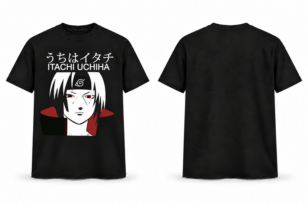 Itachi regular black Tshirt