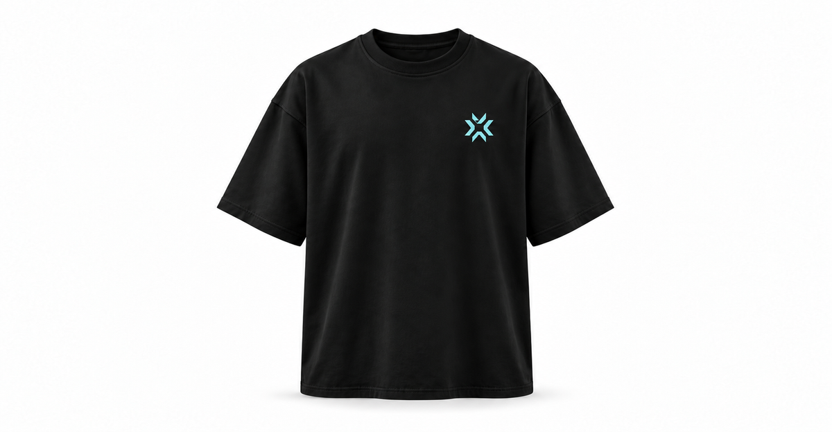 Valorant Jett Black Oversized T-Shirt