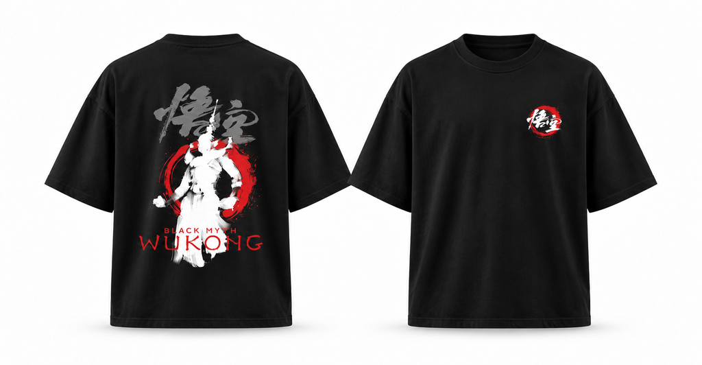 Black Myth Wukong Oversized T-Shirt