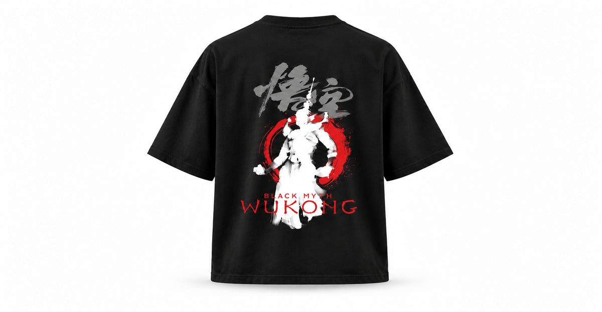Black Myth Wukong Oversized T-Shirt