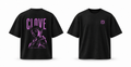 Valorant Clove Oversized Black T-Shirt