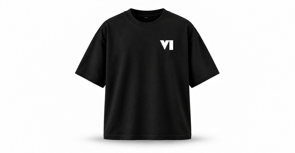GTA VI-Riot Love Vice Black Oversized T-Shirt