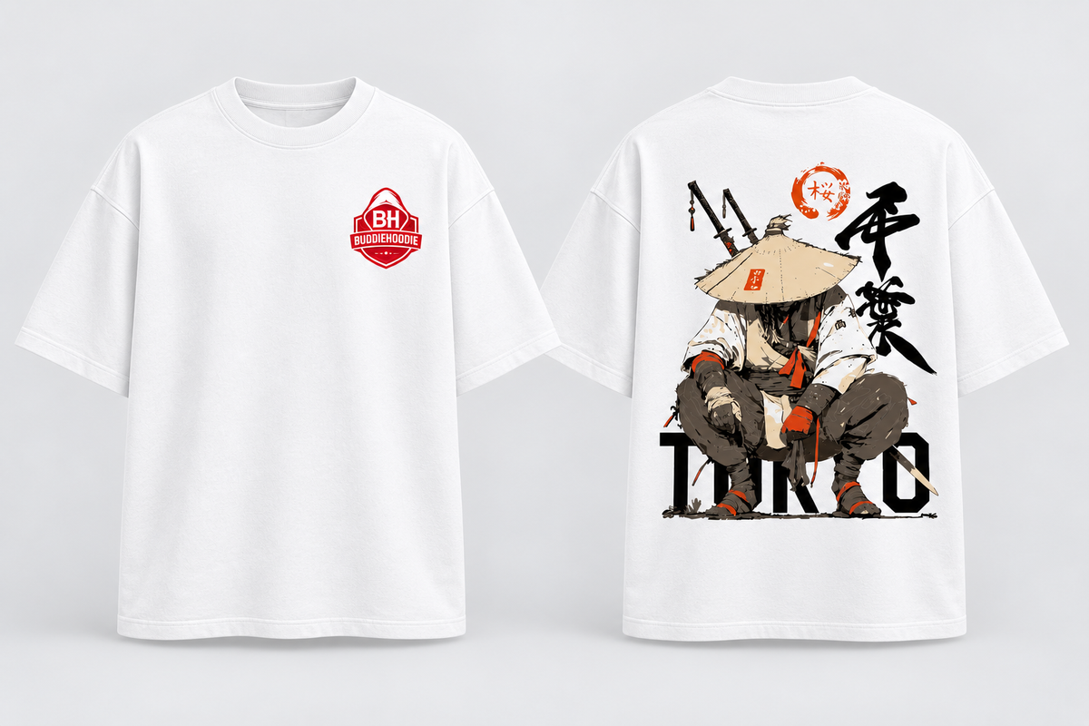 Tokyo Samurai Ronin Oversized T-Shirt
