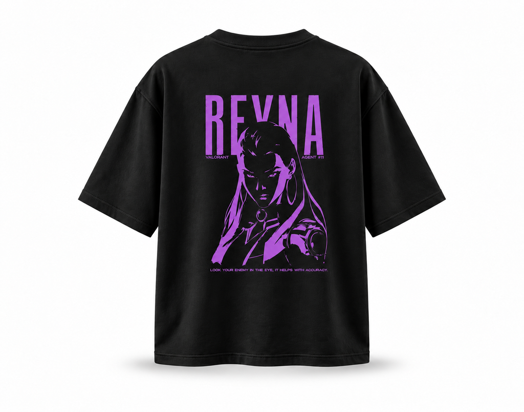 REYNA Valorant Black Oversized T-SHIRT
