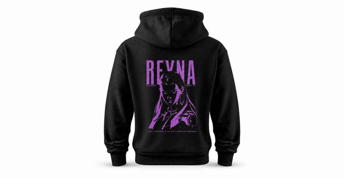 Valorant Reyna Black Hoodie